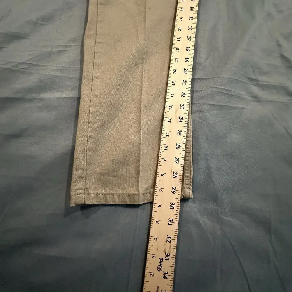 Levi's 505 Khaki Pants Regular Fit Straight Leg Brown Mens 32x30 Trousers